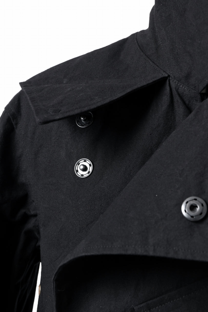 画像をギャラリービューアに読み込む, ierib exclusive storm coat 1940  / boiled waxy cotton (BLACK)