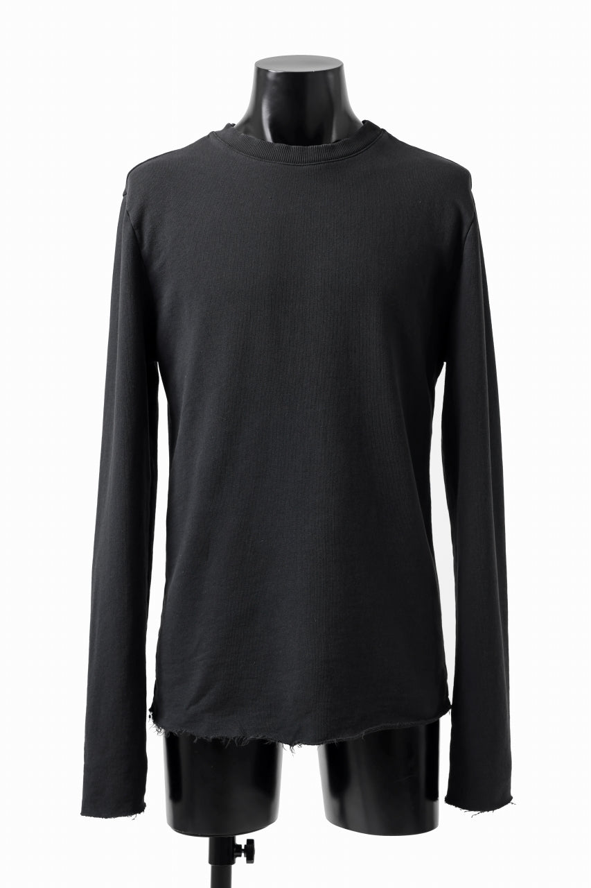 daub DYEING SWEAT PULLOVER / F.TERRY (BLACK)