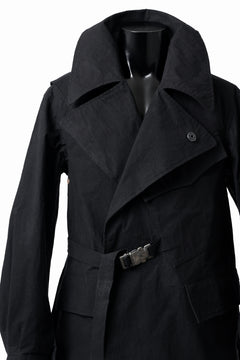 画像をギャラリービューアに読み込む, ierib exclusive storm coat 1940  / boiled waxy cotton (BLACK)