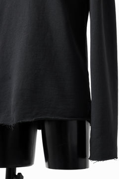 Load image into Gallery viewer, daub DYEING SWEAT PULLOVER / F.TERRY (BLACK)