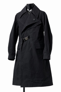 画像をギャラリービューアに読み込む, ierib exclusive storm coat 1940  / boiled waxy cotton (BLACK)