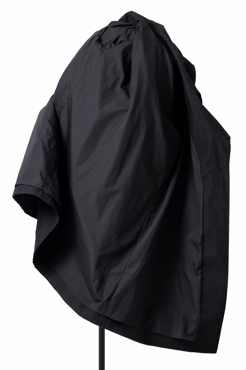 ierib exclusive storm coat 1940  / boiled waxy cotton (BLACK)