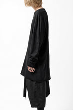 Load image into Gallery viewer, 11 BY BORIS BIDJAN SABERI LONG SLEEVE TEE &quot;L-S1B-F1101&quot; / OBJECT DYED (BLACK)