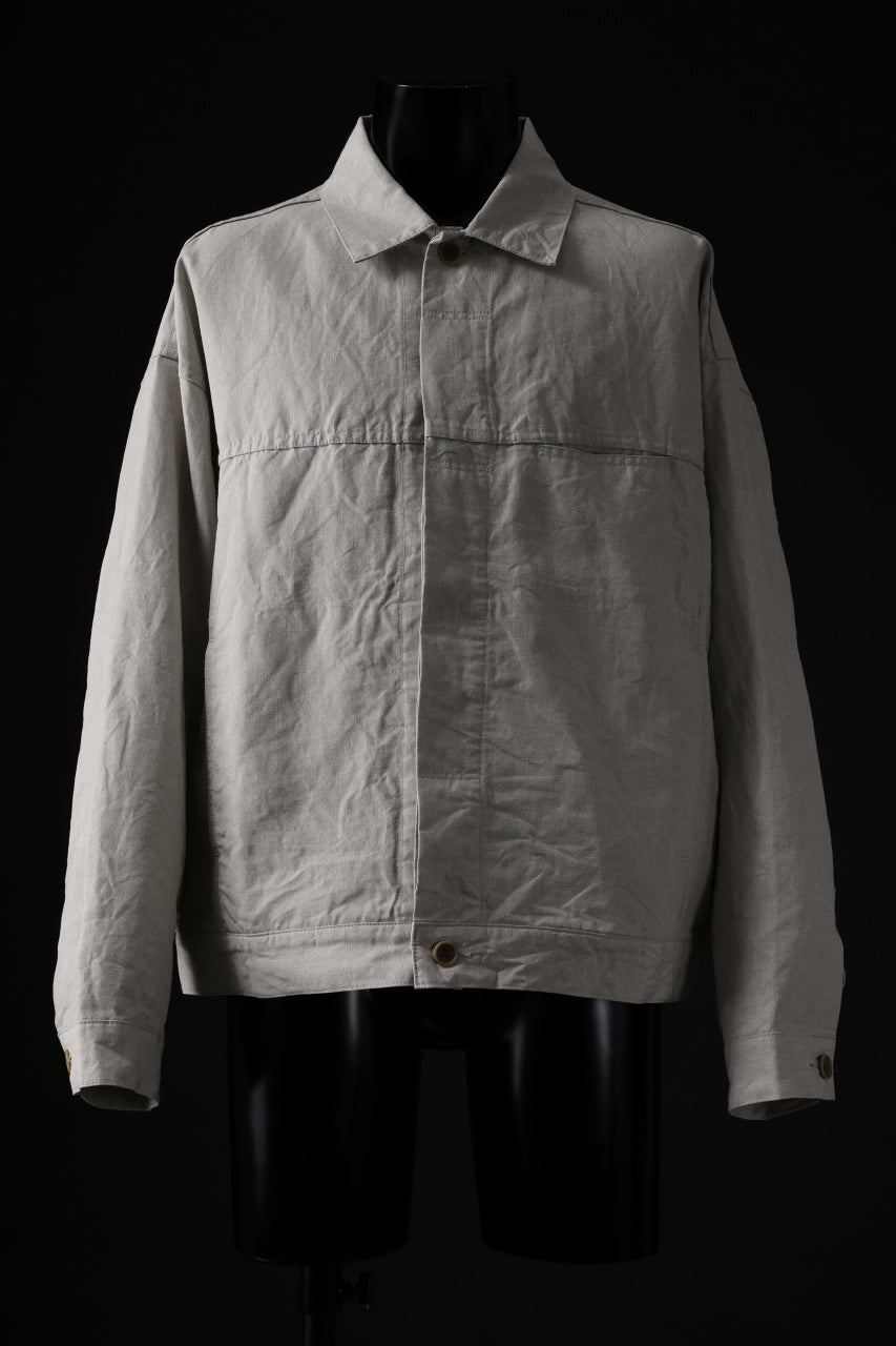 画像をギャラリービューアに読み込む, CAPERTICA BIG JEAN JACKET Ⅱ / SUPER HIGH DENSITY LINEN (KINARI)