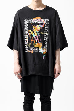 画像をギャラリービューアに読み込む, CHANGES VINTAGE REMAKE MULTI PANEL S/S TEE (BLACK #C)