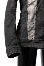 Load image into Gallery viewer, masnada JEANS JACKET / REPURPOSED STRETCH JEANS (CORRODED)