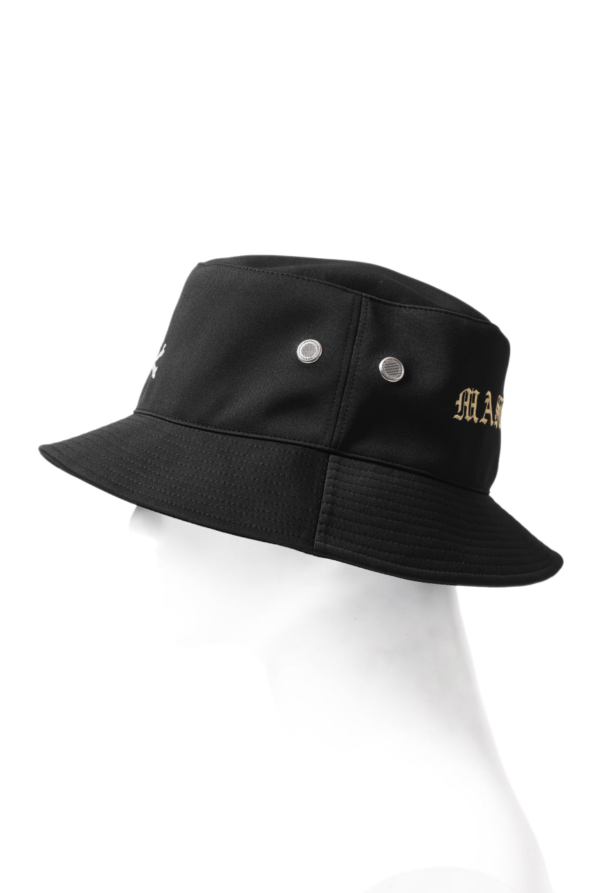 mastermind JAPAN EMBROIDERY LOGO HAT (BLACK)