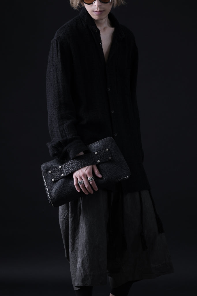 ierib onepiece clutch-bag / Rough Bull (BLACK)