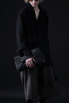 画像をギャラリービューアに読み込む, ierib onepiece clutch-bag / Rough Bull (BLACK)