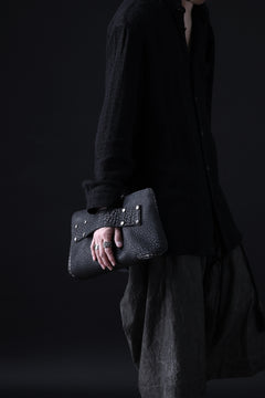 画像をギャラリービューアに読み込む, ierib onepiece clutch-bag / Rough Bull (BLACK)