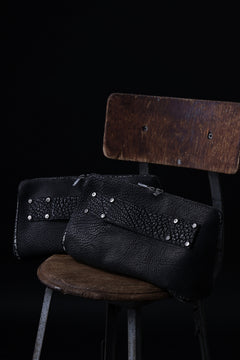 画像をギャラリービューアに読み込む, ierib onepiece clutch-bag / Rough Bull (BLACK)