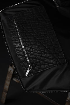 画像をギャラリービューアに読み込む, ierib onepiece clutch-bag / Rough Bull (BLACK)