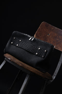 画像をギャラリービューアに読み込む, ierib onepiece clutch-bag / Rough Bull (BLACK)