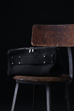 画像をギャラリービューアに読み込む, ierib onepiece clutch-bag / Rough Bull (BLACK)