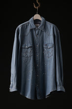 画像をギャラリービューアに読み込む, CHANGES VINTAGE REMAKE WESTERN SHIRT (INDIGO #A)