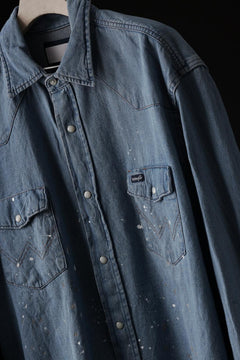 Load image into Gallery viewer, CHANGES VINTAGE REMAKE DUNGAREES SHIRT (INDIGO #A)