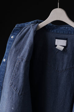 Load image into Gallery viewer, CHANGES VINTAGE REMAKE DUNGAREES SHIRT (INDIGO #B)