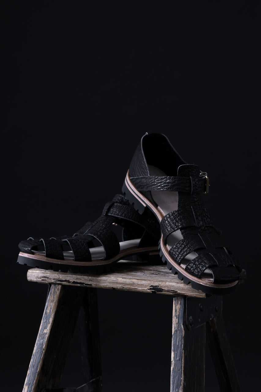ierib gurkha shoes / kesennuma Shark (BLACK)