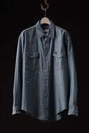 CHANGES VINTAGE REMAKE WESTERN SHIRT (INDIGO #C)