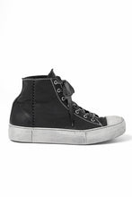 Load image into Gallery viewer, incarnation exclusive CLASSIC SNEAKER HIGH / HORSE FULL GRAIN (PIECE DYED / BLACK)