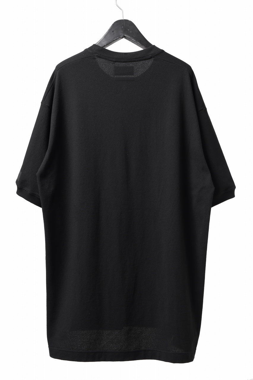 画像をギャラリービューアに読み込む, Y-3 Yohji Yamamoto WRKWR S/S TEE / CREPE JERSEY (BLACK)