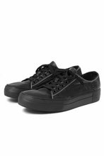 画像をギャラリービューアに読み込む, incarnation exclusive HORSE LEATHER LOW CUT LACE UP SNEAKER (PIECE DYED ALL BLACK)