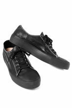 画像をギャラリービューアに読み込む, incarnation exclusive HORSE LEATHER LOW CUT LACE UP SNEAKER (PIECE DYED ALL BLACK)