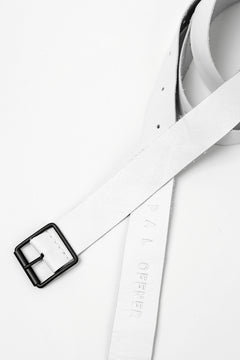 Load image into Gallery viewer, PAL OFFNER EASY THIN BELT / CALF LEATHER (WHITE)