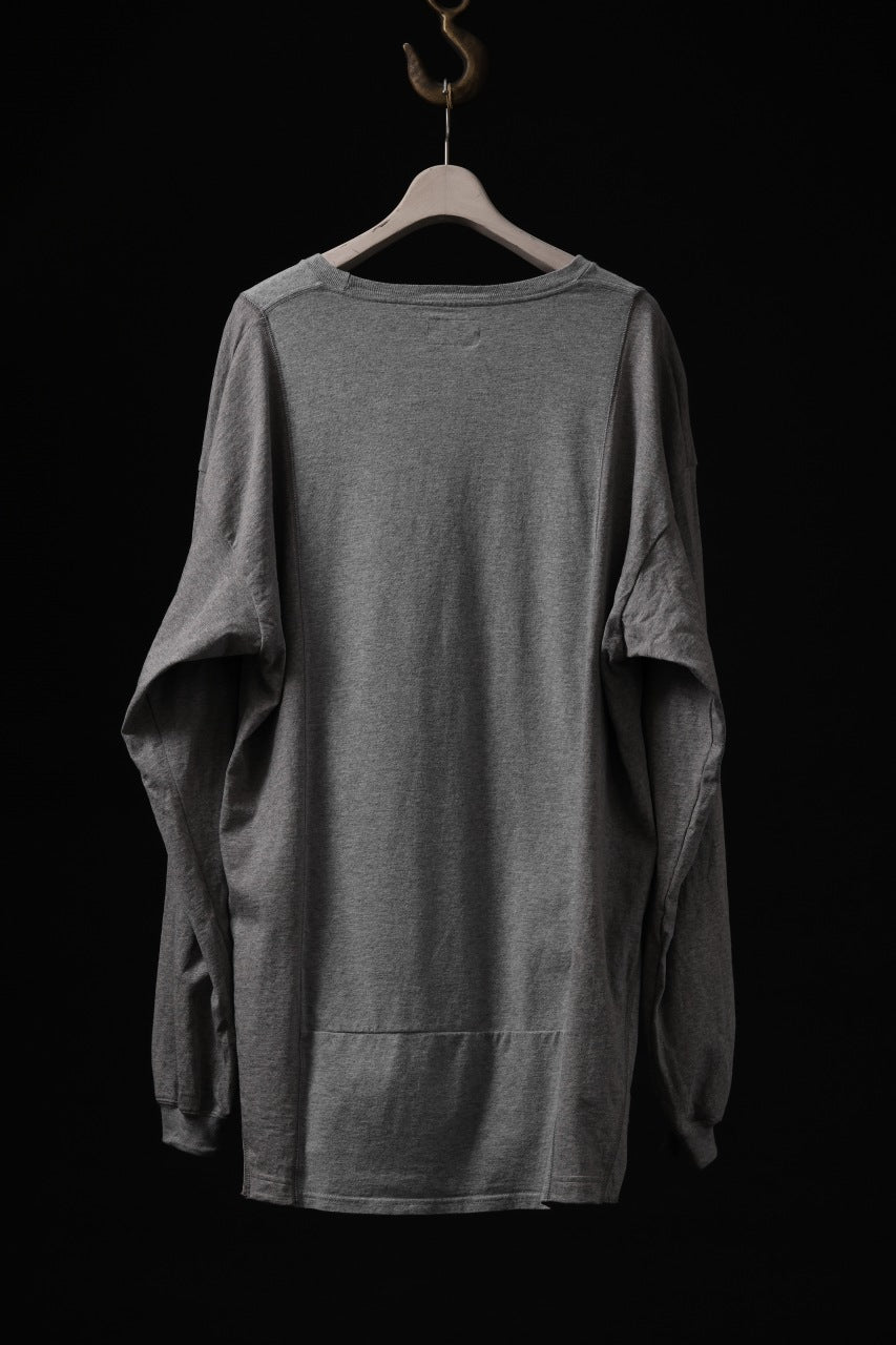 CHANGES CRACKING-MOUSE LS TOPS (GREY #A)