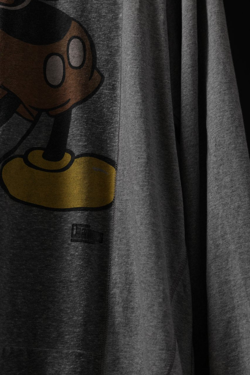 CHANGES VINTAGE REMAKE L/S TOPS (GREY MICKEY #B)