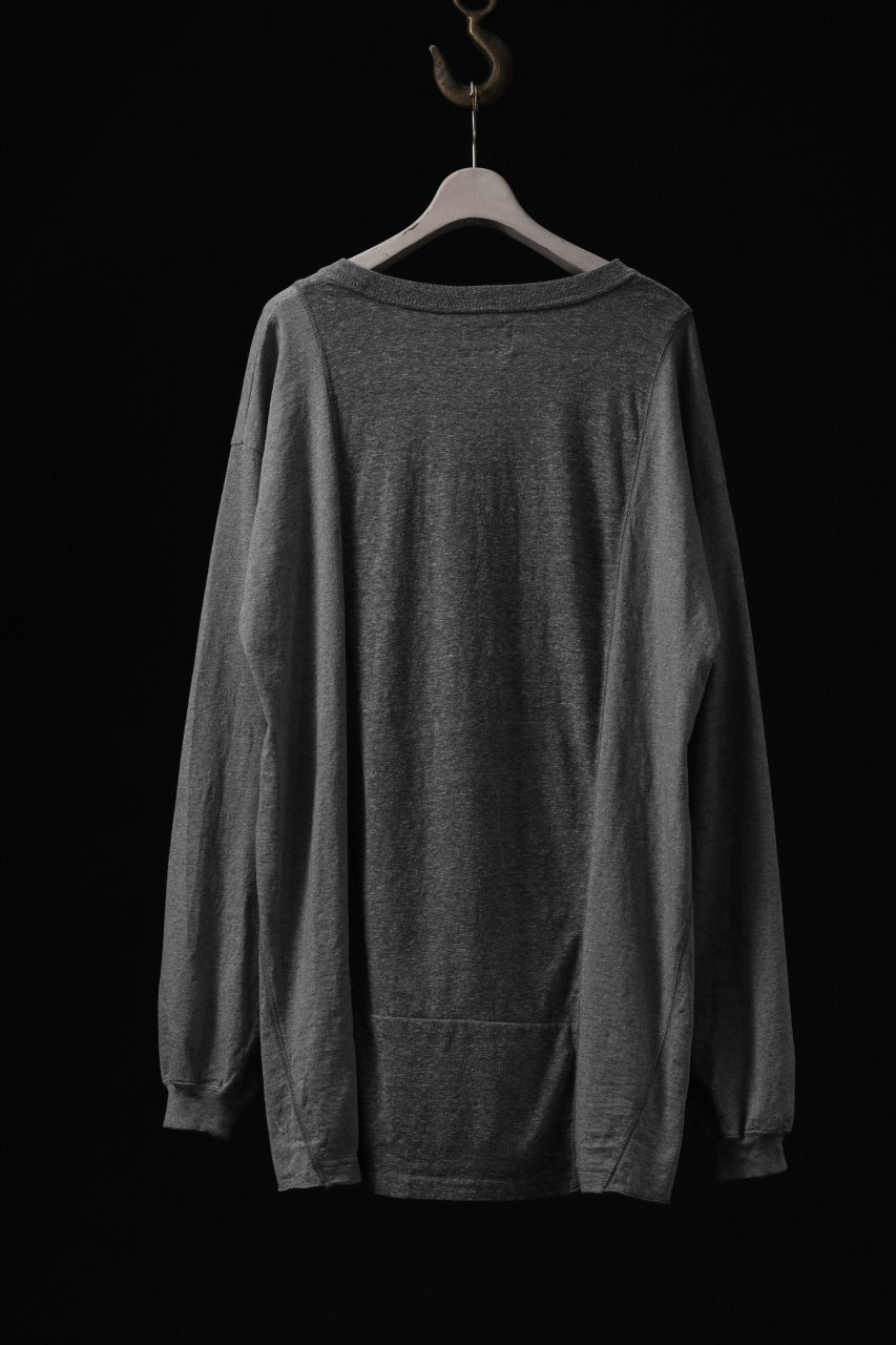 CHANGES CRACKING-MOUSE LS TOPS (GREY #B)