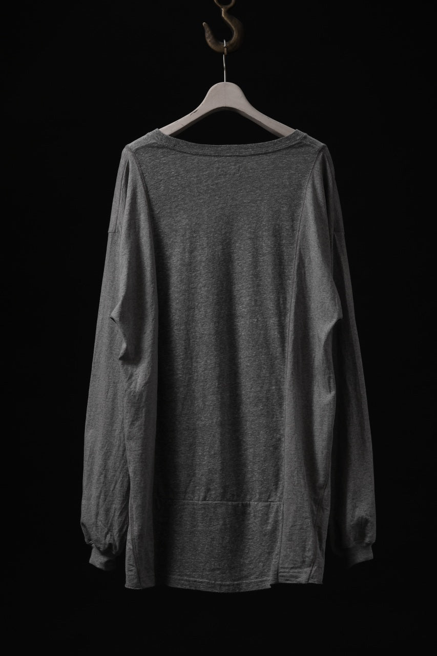 CHANGES CRACKING-MOUSE LS TOPS (GREY #C)