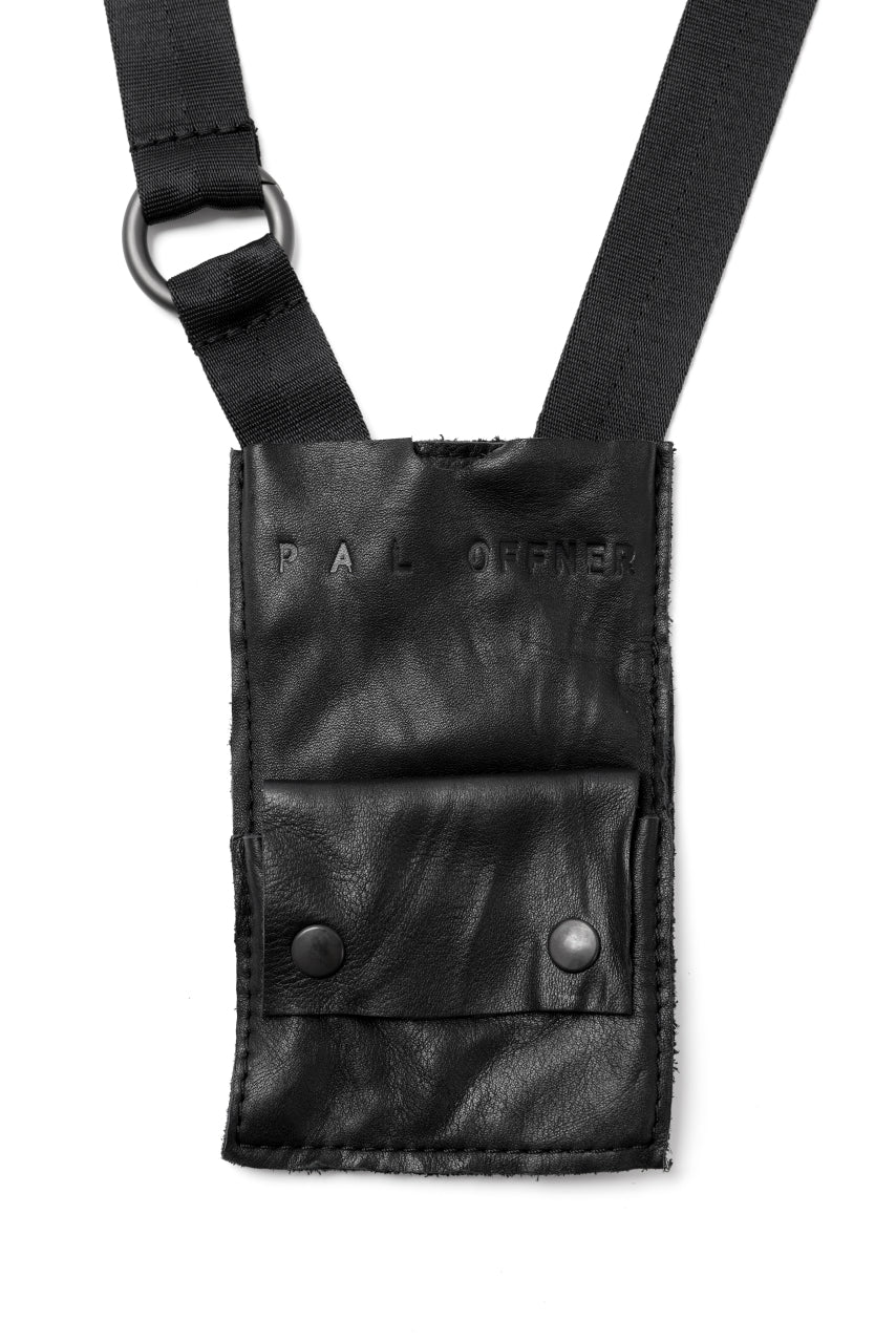 PAL OFFNER MOBILE BAG 2.0 / CALF LEATHER (BLACK)
