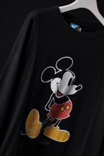 Load image into Gallery viewer, CHANGES VINTAGE REMAKE L/S TOPS (BLACK MICKEY #D)