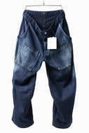 Y's BACK TWO TUCK PANTS / 8oz SPOTTED HORSE CRAFT DENIM (INDIGO)