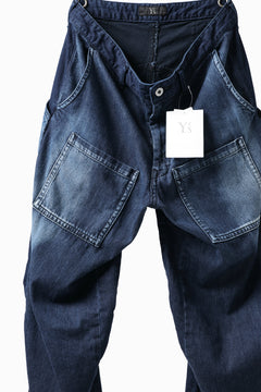 画像をギャラリービューアに読み込む, Y&#39;s BACK TWO TUCK PANTS / 8oz SPOTTED HORSE CRAFT DENIM (INDIGO)