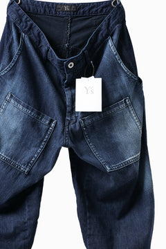 Load image into Gallery viewer, Y&#39;s BACK TWO TUCK PANTS / 8oz SPOTTED HORSE CRAFT DENIM (INDIGO)