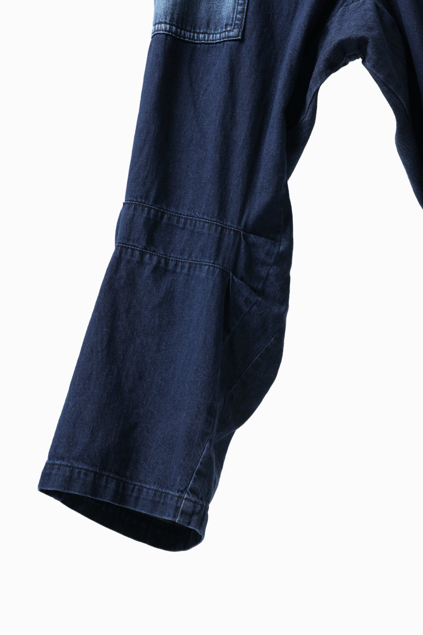 Y's BACK TWO TUCK PANTS / 8oz SPOTTED HORSE CRAFT DENIM (INDIGO)の