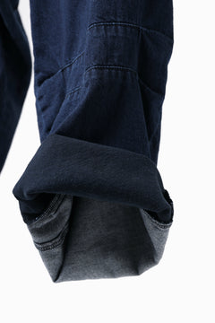 Y's BACK TWO TUCK PANTS / 8oz SPOTTED HORSE CRAFT DENIM (INDIGO)の