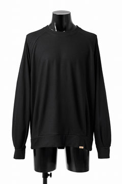 Load image into Gallery viewer, COLINA TUCK SWEAT TOP / SUPER 140s WASHABLE WOOL (BLACK)
