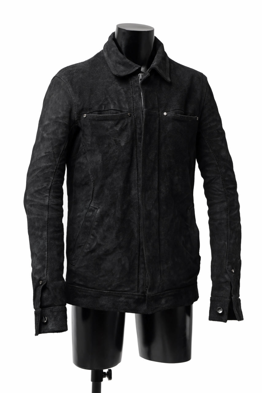 incarnation REVERSE HORSE SKIN JEAN JACKET JJ-1Z (BLACK)