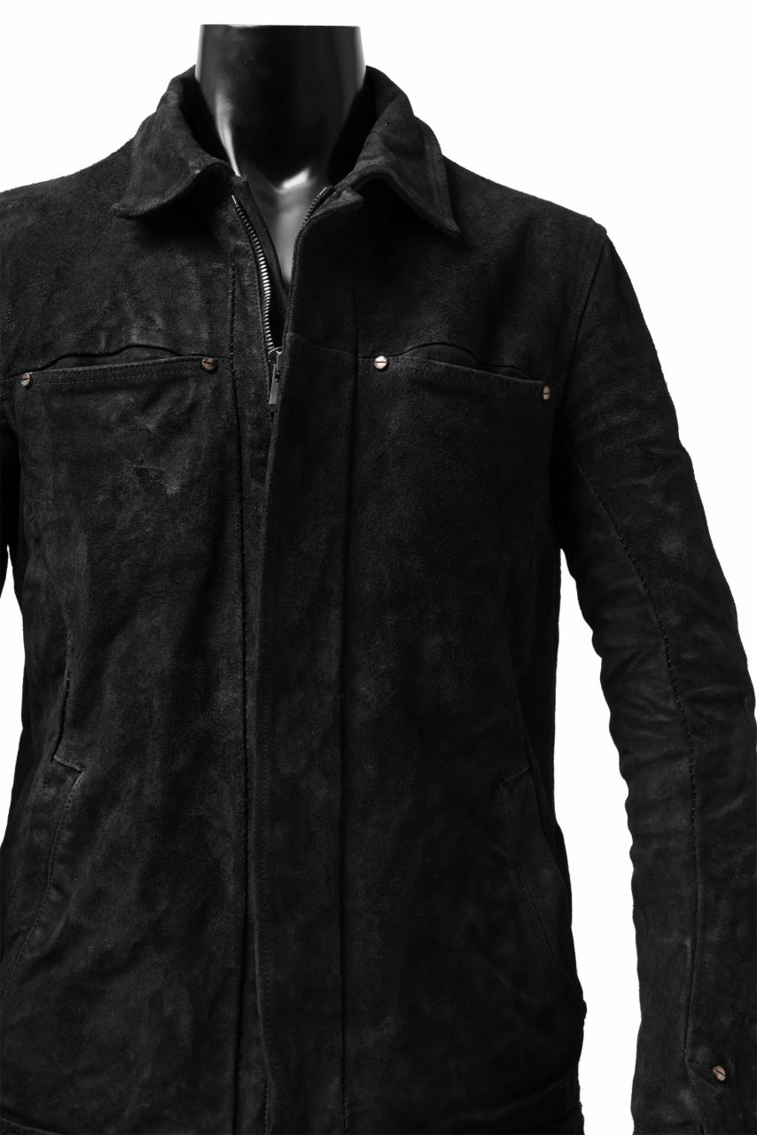 incarnation REVERSE HORSE SKIN JEAN JACKET JJ-1Z (BLACK)