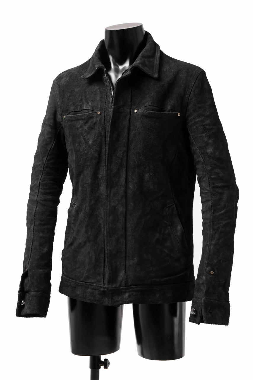 画像をギャラリービューアに読み込む, incarnation REVERSE HORSE SKIN JEAN JACKET JJ-1Z (BLACK)