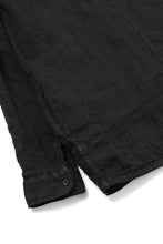 画像をギャラリービューアに読み込む, daub DYEING LONG SHIRT / SOFT LINEN (BLACK)