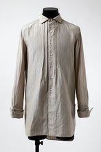Load image into Gallery viewer, sus-sous shirts dress / C53 L47 dobby stripe washer (SILVER GREY)