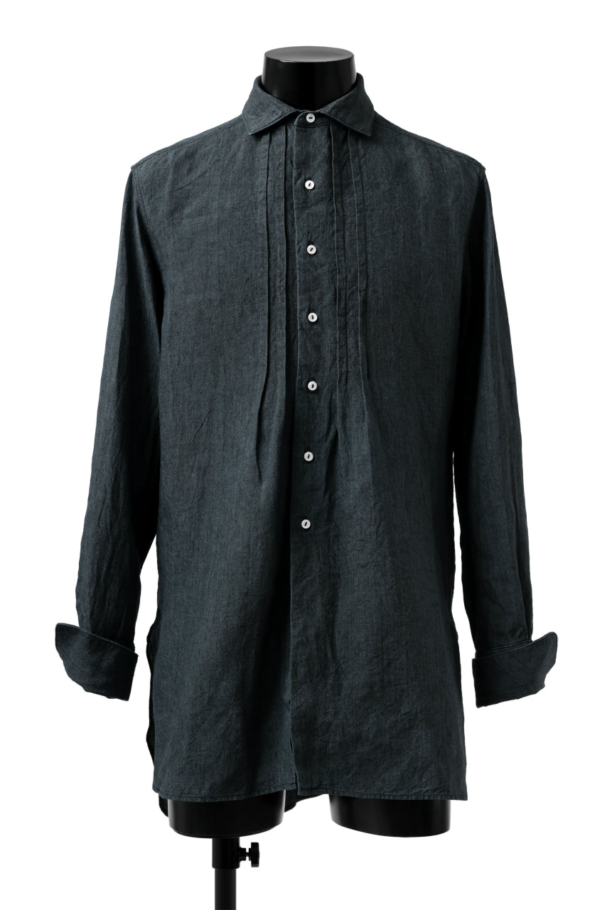 sus-sous shirts dress / L100 poplin washer (NAVY)