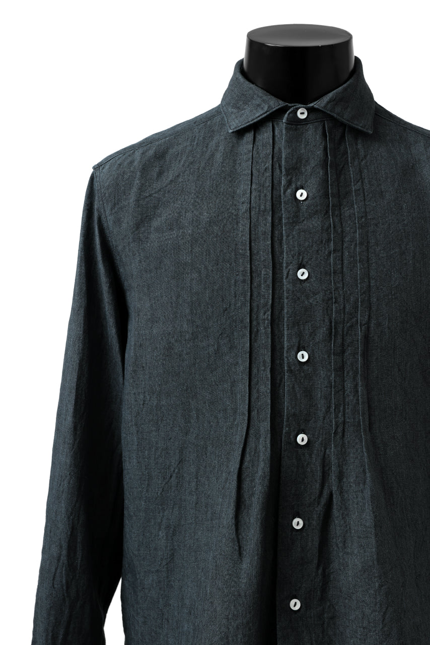 sus-sous shirts dress / L100 poplin washer (NAVY)