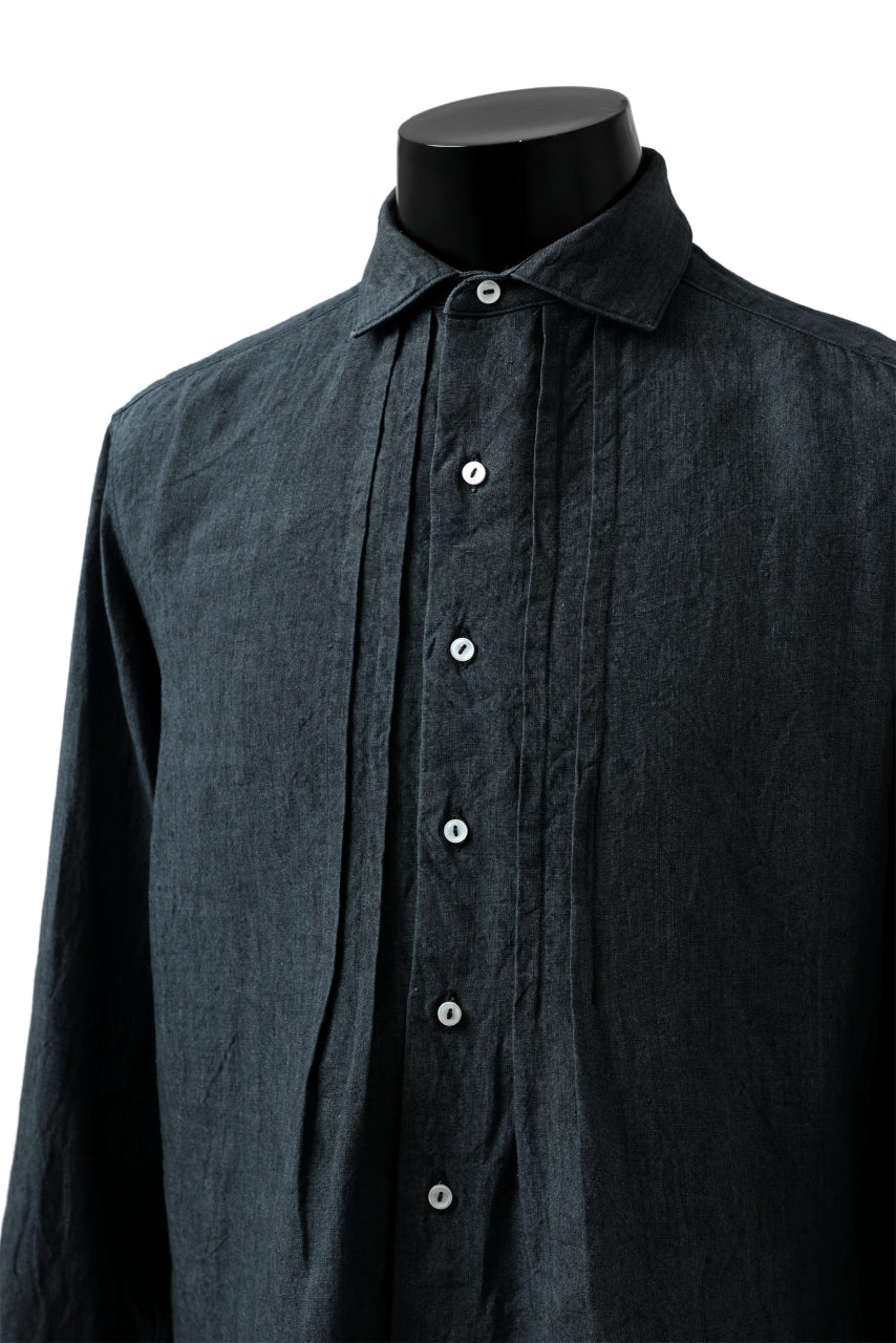 sus-sous shirts dress / L100 poplin washer (NAVY)