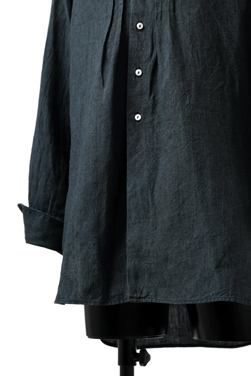 sus-sous shirts dress / L100 poplin washer (NAVY)