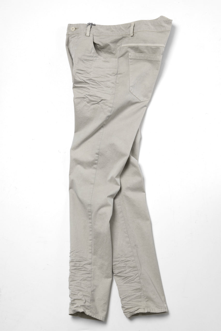 daub DYEING ERGONOMIC SLIM PANTS / STRETCH L.C (SAND)